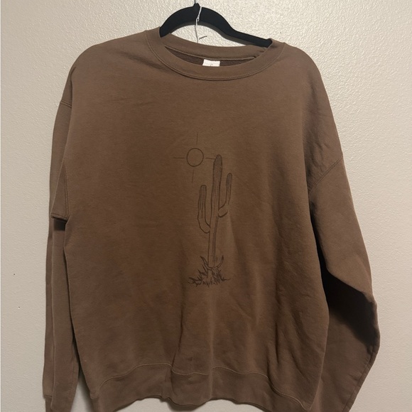Other - Brown Cactus crewneck